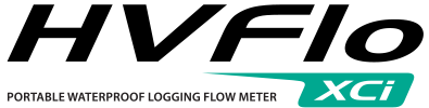 Portable waterproof logging flow meter for wastewater, stormwater, and industrial discharge